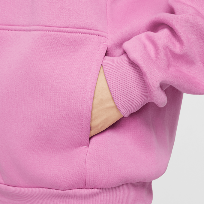 Nike Sportswear Club Fleece Oveersized Fullzip lichtroze 29732 5