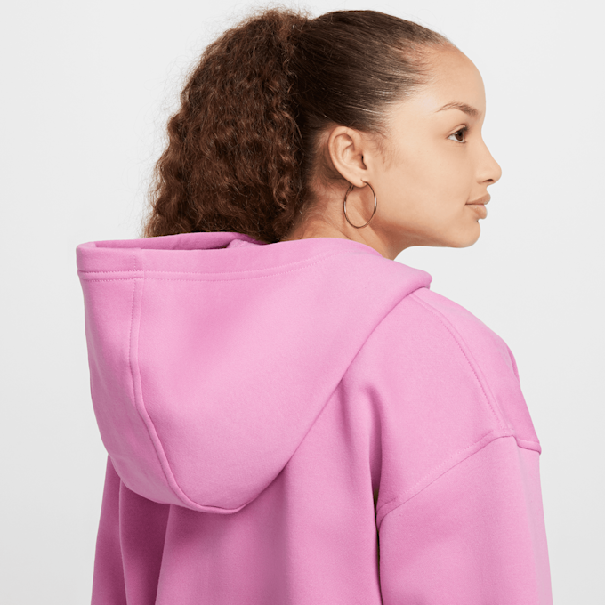 Nike Sportswear Club Fleece Oveersized Fullzip różowy 29732 6