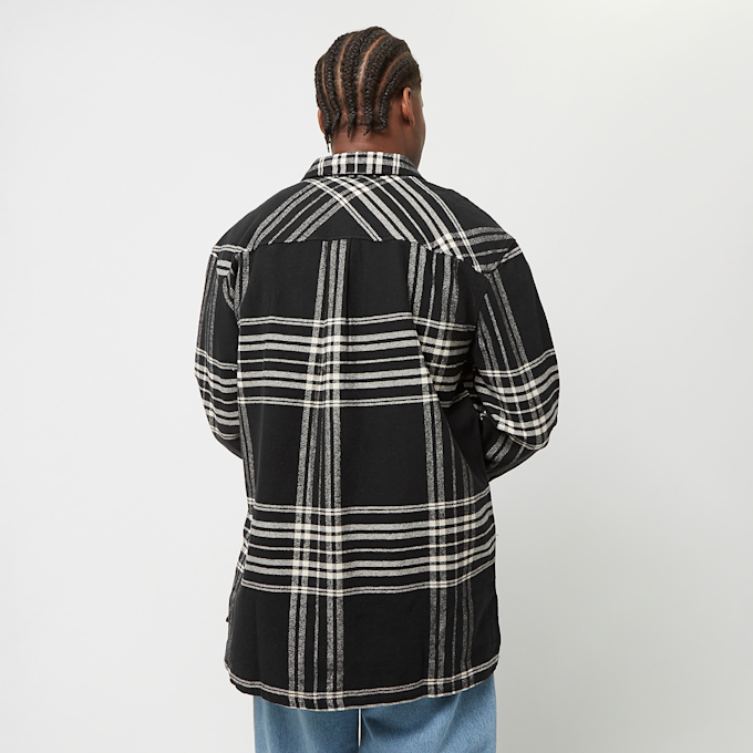 Urban Classics Long Oversized Checked Summit Shirt zwart 29764 2