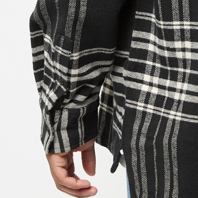 Urban Classics Long Oversized Checked Summit Shirt zwart 29764 4