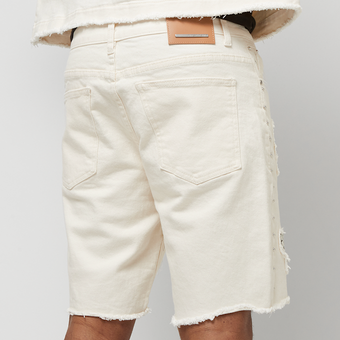 First Row Washed Shorts w/Stud beige 29779 4