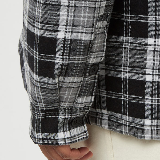 Urban Classics Padded Checked Shirt Jacket nero 29788 4