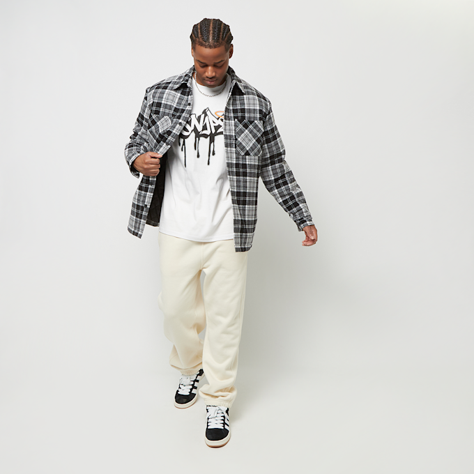 Urban Classics Padded Checked Shirt Jacket crna 29788 5