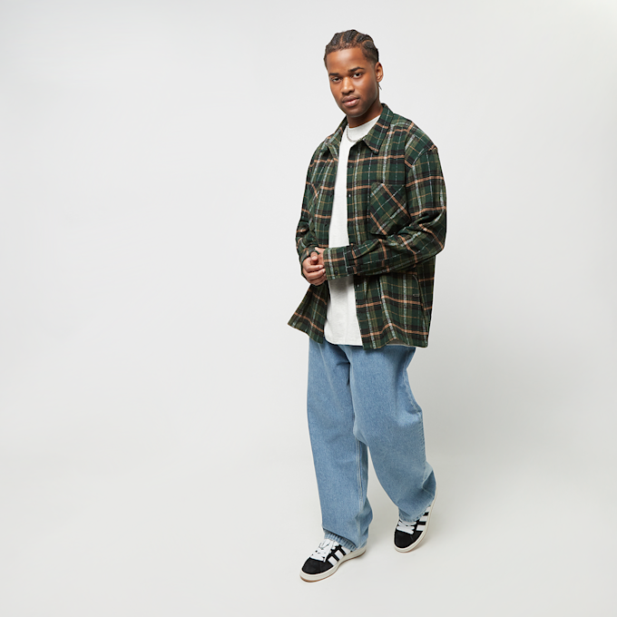 Urban Classics Boxy Fane Check Shirt vert 29811 5