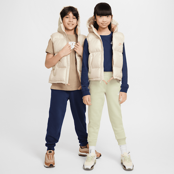 Nike JUNIOR K NSW TF RPL HGH SYNFL VEST UL sanddrift/hemp/hemp beż 29827 9