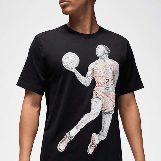 Jordan Brand Dot MJ Shortsleeve Crew preto 29892 3