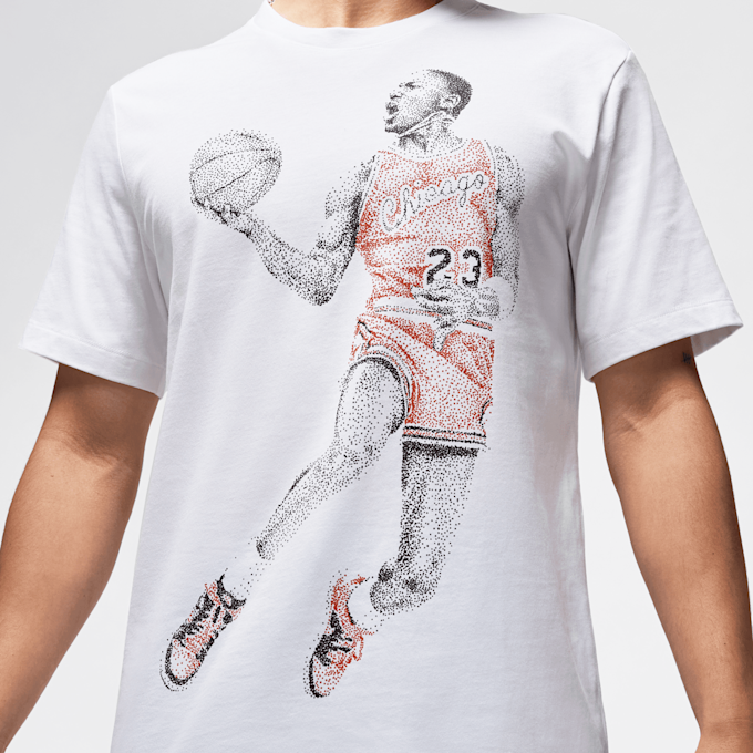 Jordan Brand Dot MJ Shortsleeve Crew bianco 29893 3