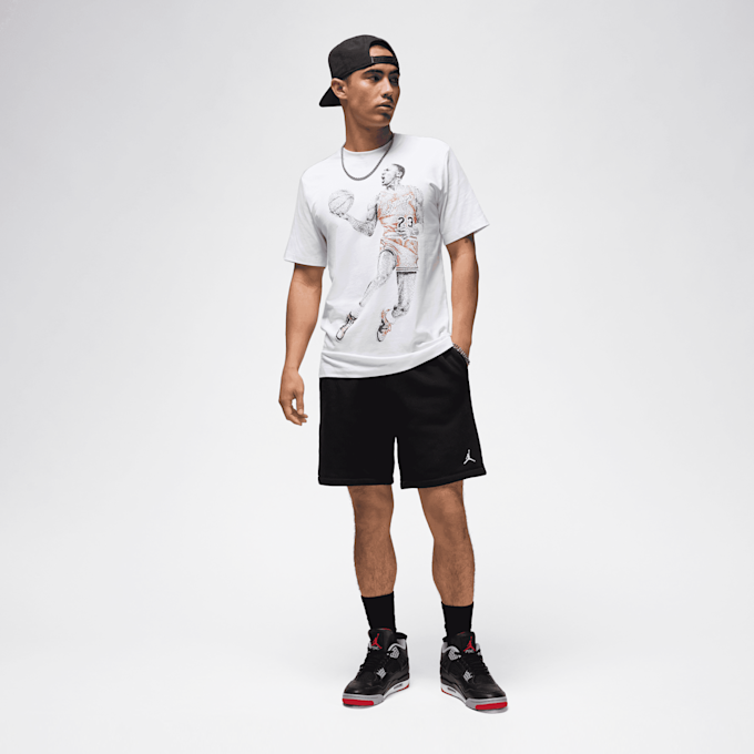 Jordan Brand Dot MJ Shortsleeve Crew bianco 29893 5