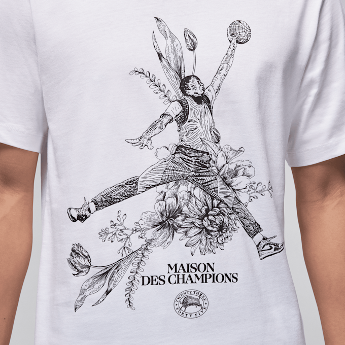 Jordan Sport JM Dry Fit Shortsleeve Crew blanc 29898 4