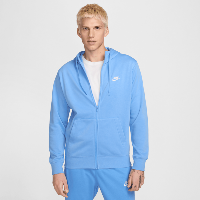 Nike Sportswear Club Full-Zip Hoodie niebieski 29927 1