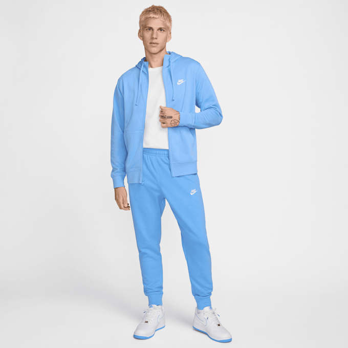 Nike Sportswear Club Full-Zip Hoodie niebieski 29927 7