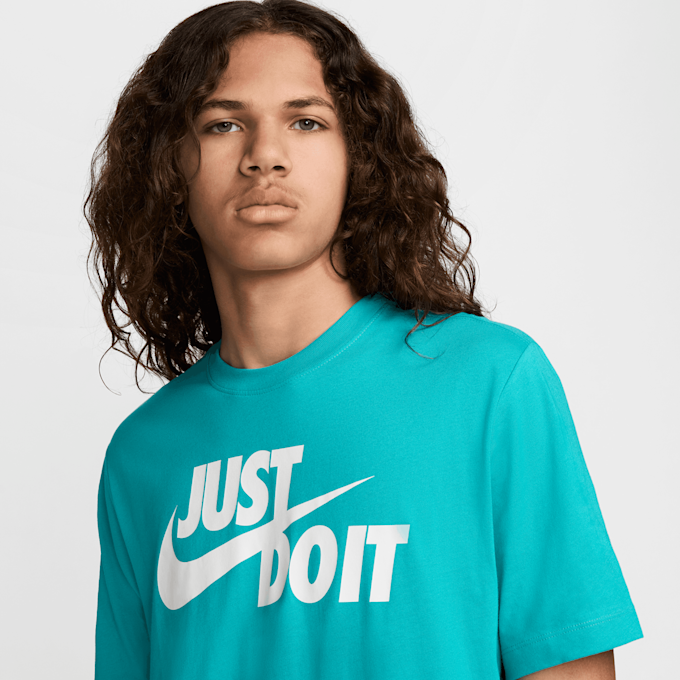 Nike   Sportswear Tee Just Do It Swoosh turchese 29938 3