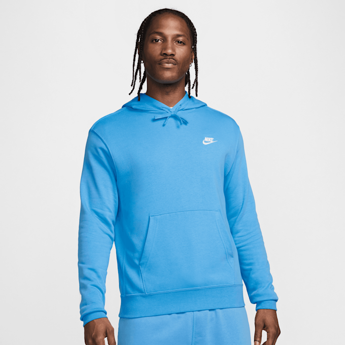 Nike   Sportswear Club Hoodie French Terry blauw 29965 1