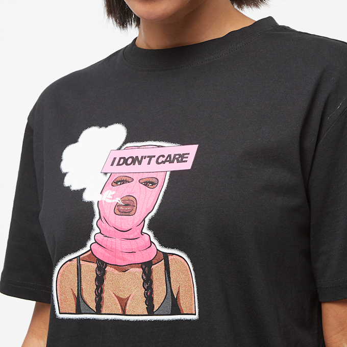 Miss Tee I Don't Care Tee schwarz 29996 3