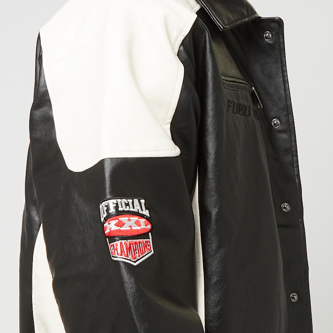 FUBU Corporate Leather Jacke schwarz 32778 6