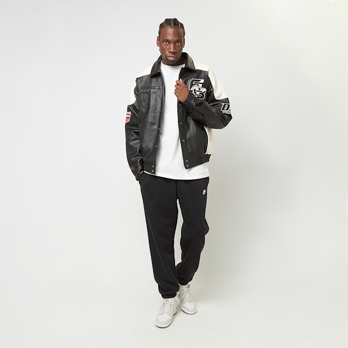 FUBU Corporate Leather Jacket preto 32778 8