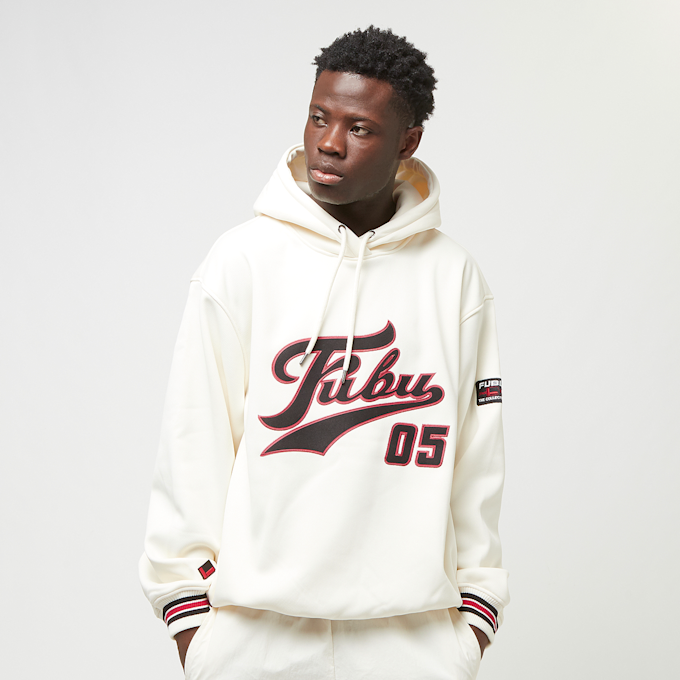FUBU Varsity Mesh Hoodie bege 32783 1
