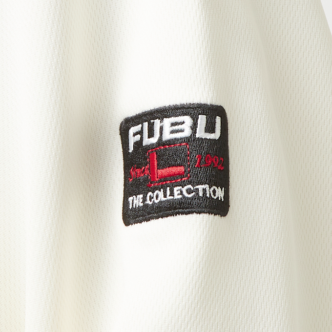 FUBU Varsity Mesh Hoodie beige 32783 4