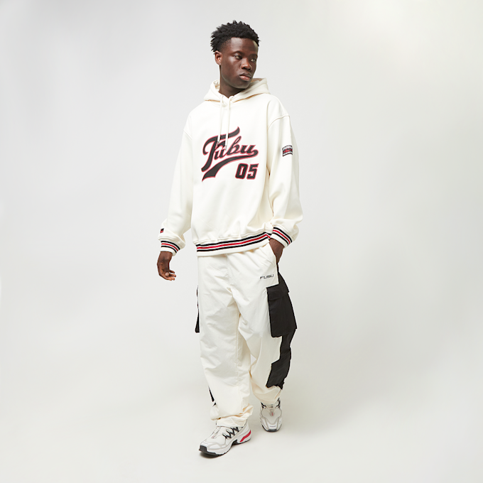 FUBU Varsity Mesh Hoodie beige 32783 6