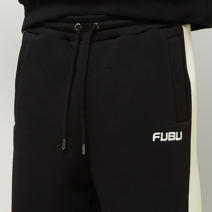 FUBU Corporate Sprts Check Jogger preto 32788 3