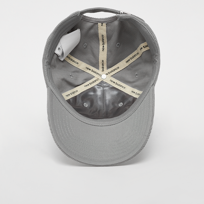 New Balance 6 Panel Washed Corduroy Hat grigio 32809 3