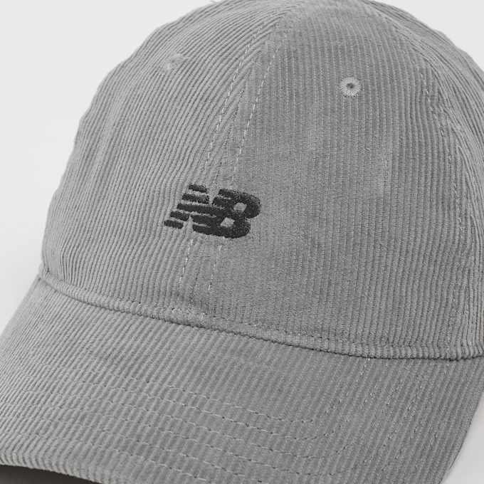 New Balance 6 Panel Washed Corduroy Hat szary 32809 4
