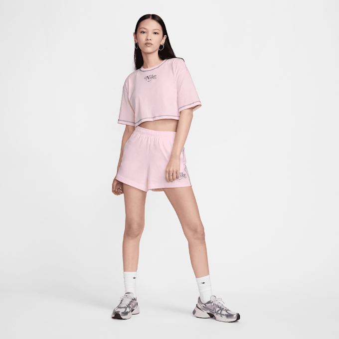 Nike   Sportswear Crop Tee rosa  32811 4