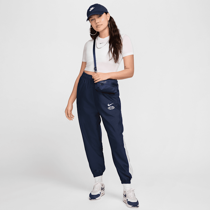 Nike   Sportswear Woven Joggers niebieski 32816 6