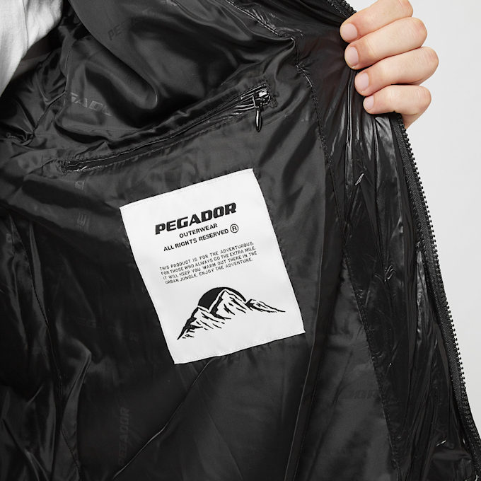 Pegador Solin Light Glossy Puffer Jacket crna 32832 4