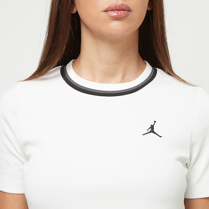 Jordan Shortsleeve Knit Top F24 bianco 32866 3