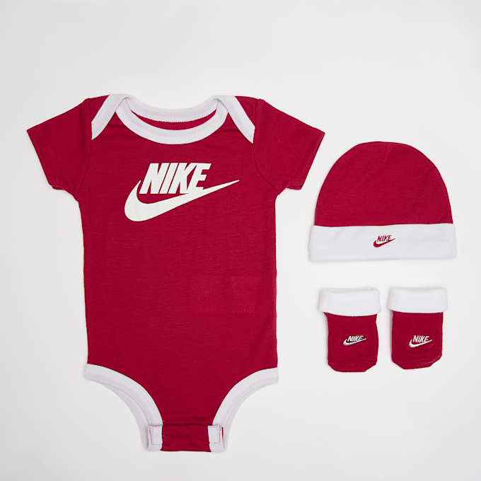 Nike   Hat/ Bodysuit/Bootie (3 Piece) rojo 32925 1