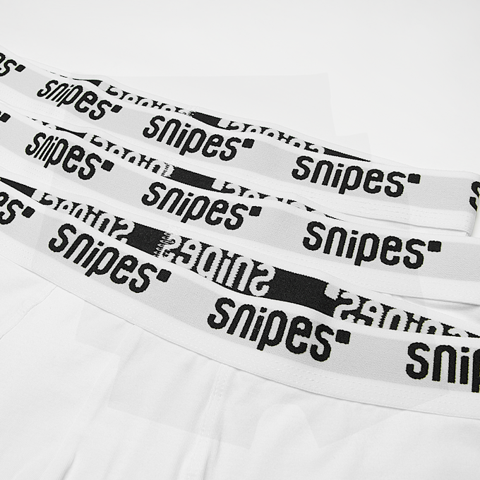 SNIPES 3 PACK - White Tape Pack Briefs Boxershorts bijela 32930 2