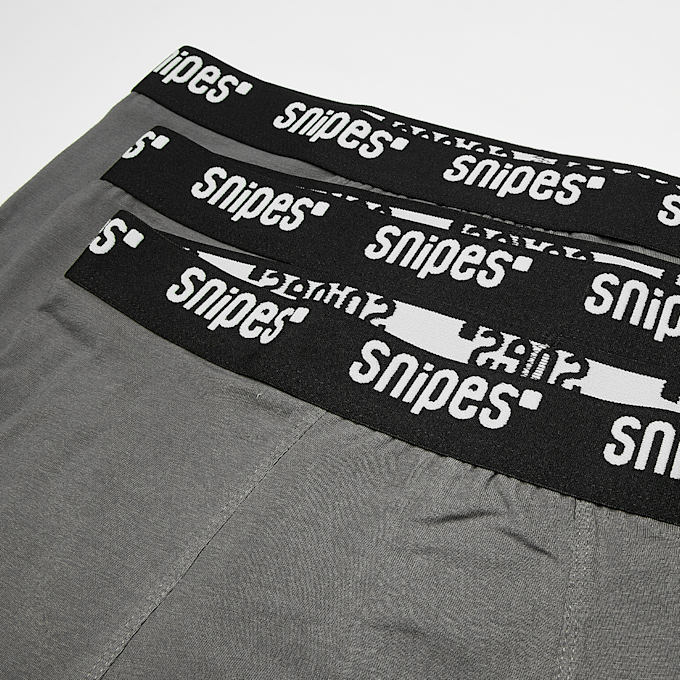 SNIPES 3 PACK - Black Tape Boxershorts siva 32931 2