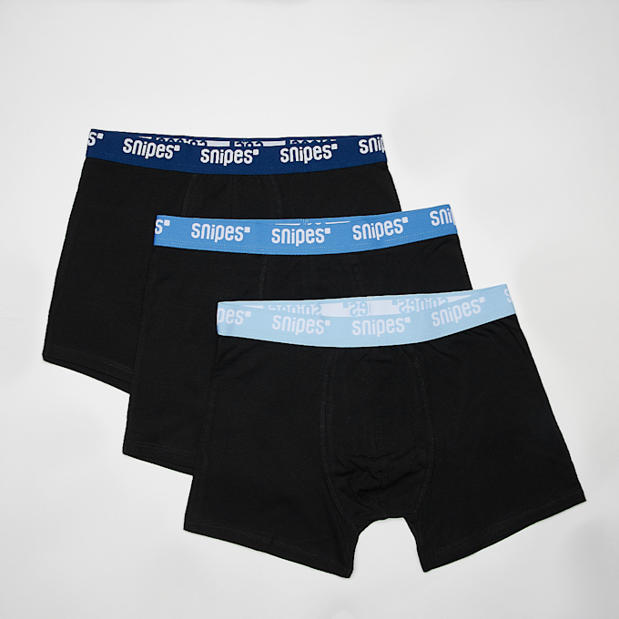 SNIPES 3 PACK - Contrast Tape Briefs Boxershorts schwarz 32951 1