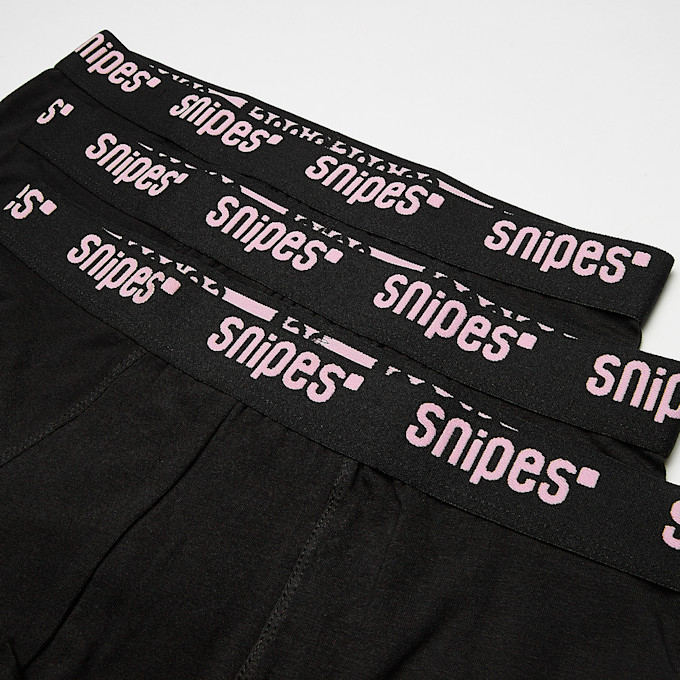 SNIPES 3 PACK - Black Tape Briefs Boxershorts preto 32952 2