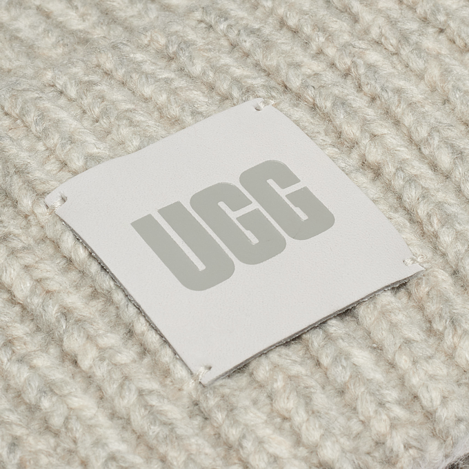 UGG U CHUNKY RIB BEANIE light grey beige 32956 3