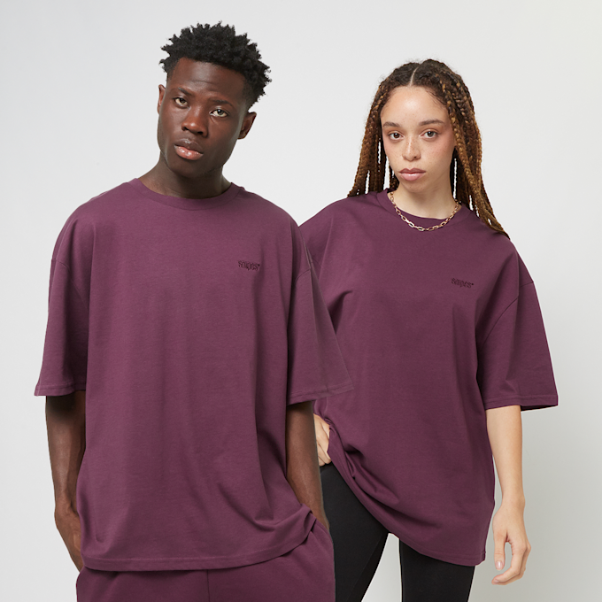 SNIPES Small Logo Essential Oversized Tee viola 32960 1