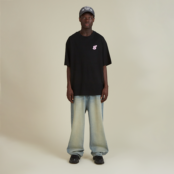 SNIPES 4Lingo Oversized Tee crna 32973 6