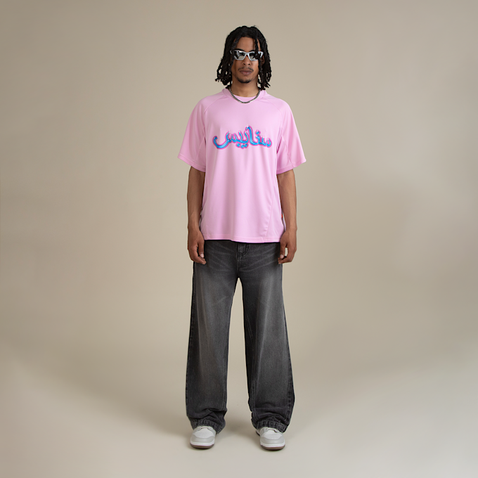 SNIPES Arabic Snipes Tricot lichtroze 32977 5