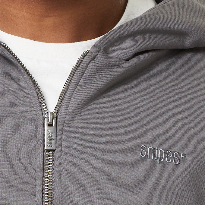 SNIPES Small Logo Essential Oversized Zip Hoodie grigio 32988 3