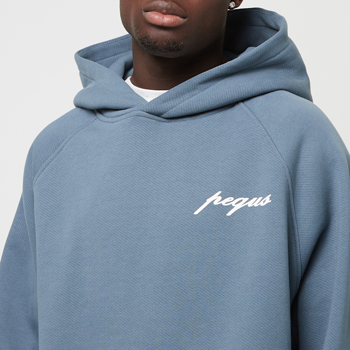 PEQUS Chest Logo Hoodie bleu 33030 3
