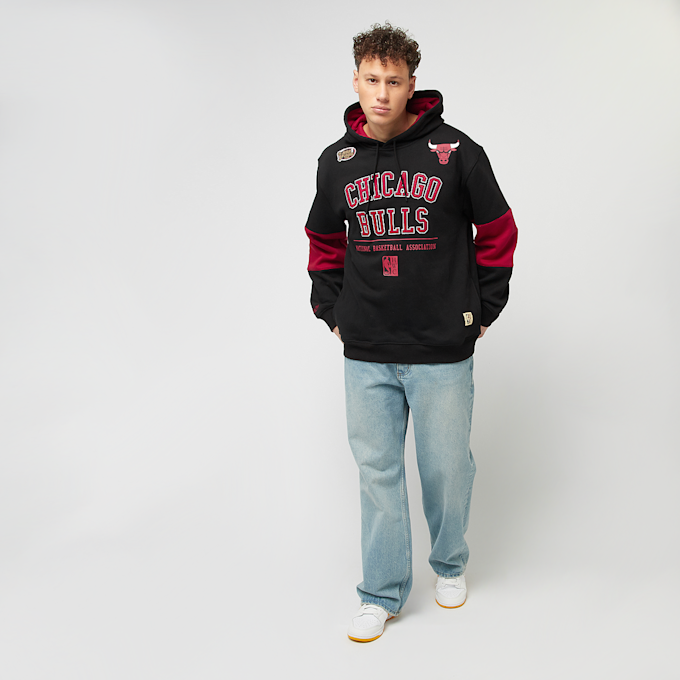 Mitchell & Ness Retro Fleece Hoodie Vintage Chicago Bulls nero 33114 6