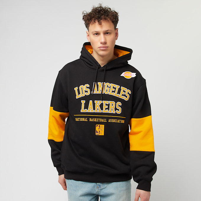 Mitchell & Ness Retro Fleece Hoodie Vintage Los Angeles Lakers preto 33118 1