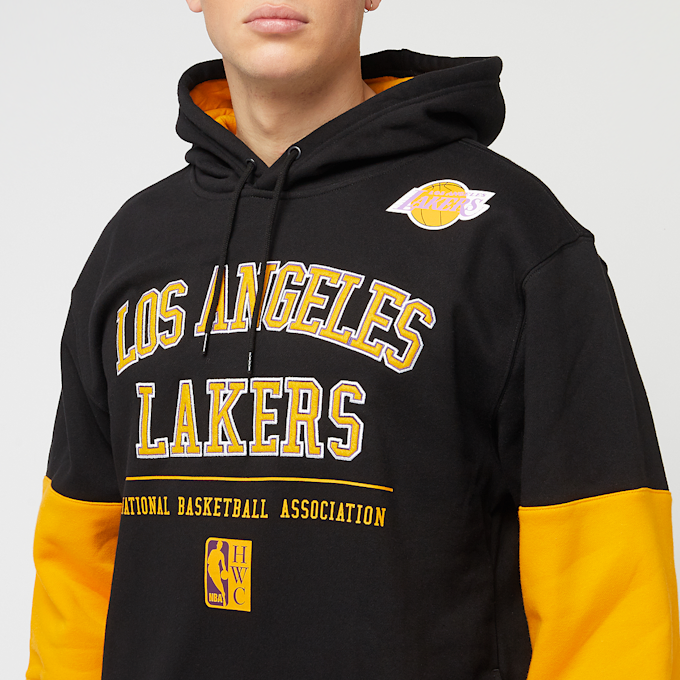 Mitchell & Ness Retro Fleece Hoodie Vintage Los Angeles Lakers czarny 33118 3