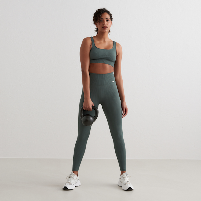 aim'n Ribbed Seamless Tights verde 33137 4