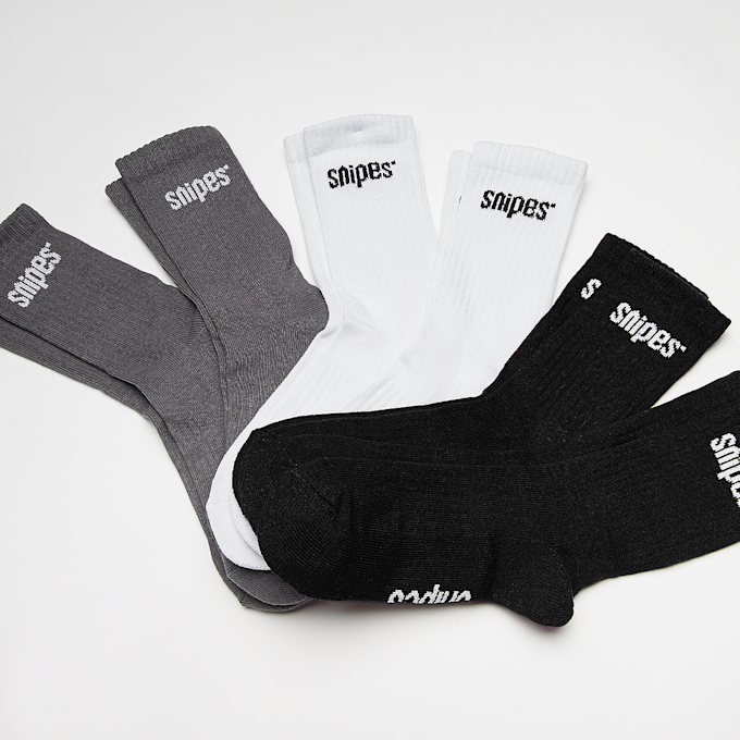 SNIPES 6 PACK - Small Logo Crew Socks višebojno 33174 2
