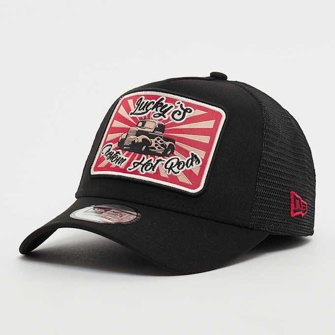 New Era Trucker Injection Lucky's Customs nero 33210 1