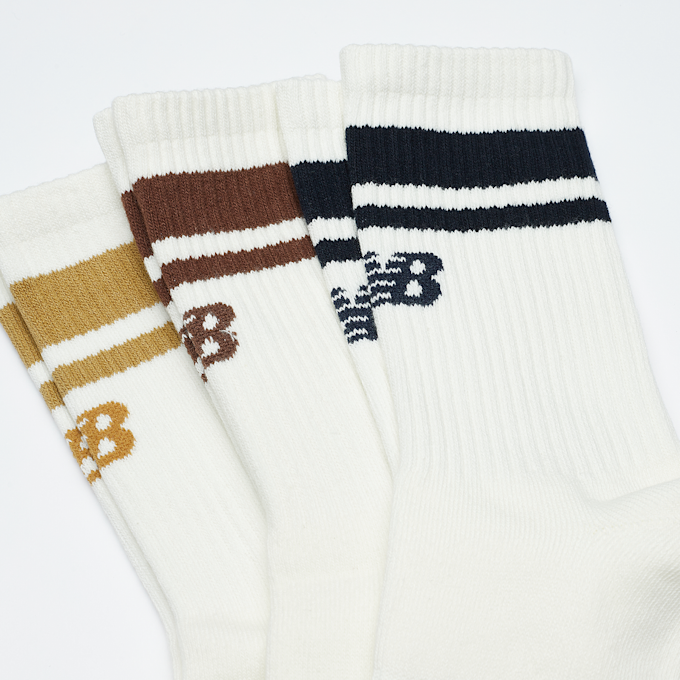 New Balance 3 PACK - Sport Essentials Stripe Midcalf bianco 33262 2