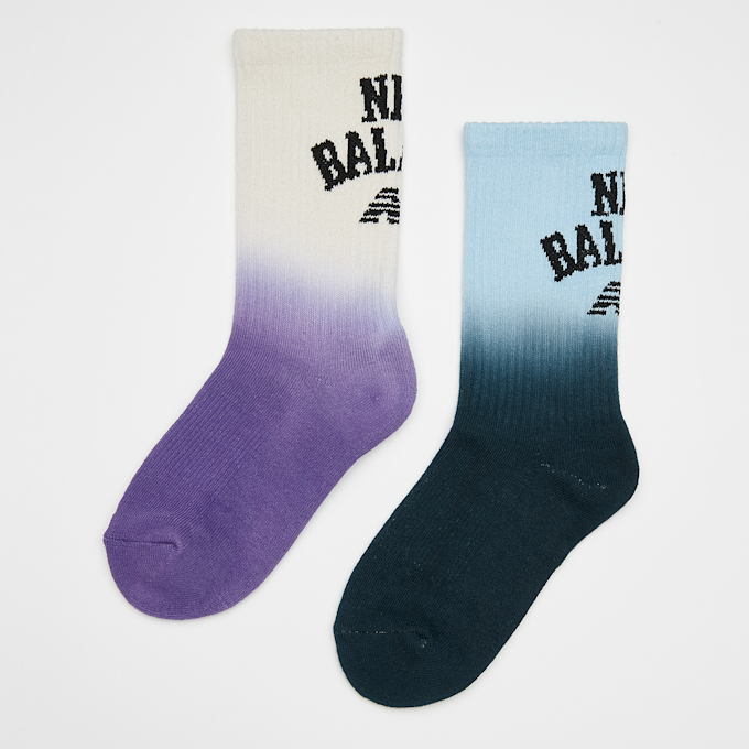 New Balance 2 PACK - Kids Tie Dye Crew Socks multicolor 33270 1