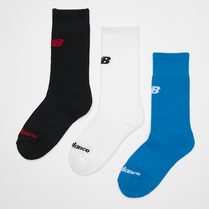 New Balance 3 PACK - Kids Long Crew Socks multicolore 33274 1